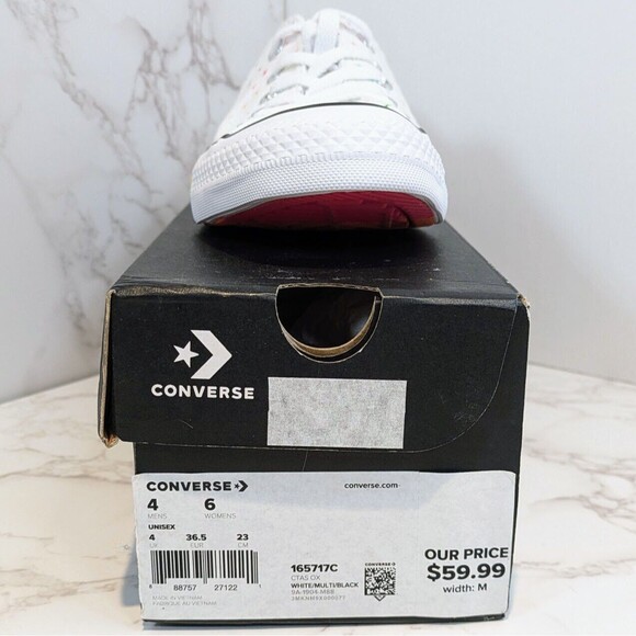NEW Vintage Converse Chuck Taylor All Star PRIDE Multi Low Top Sneakers W 6 M 4 - Picture 8 of 12